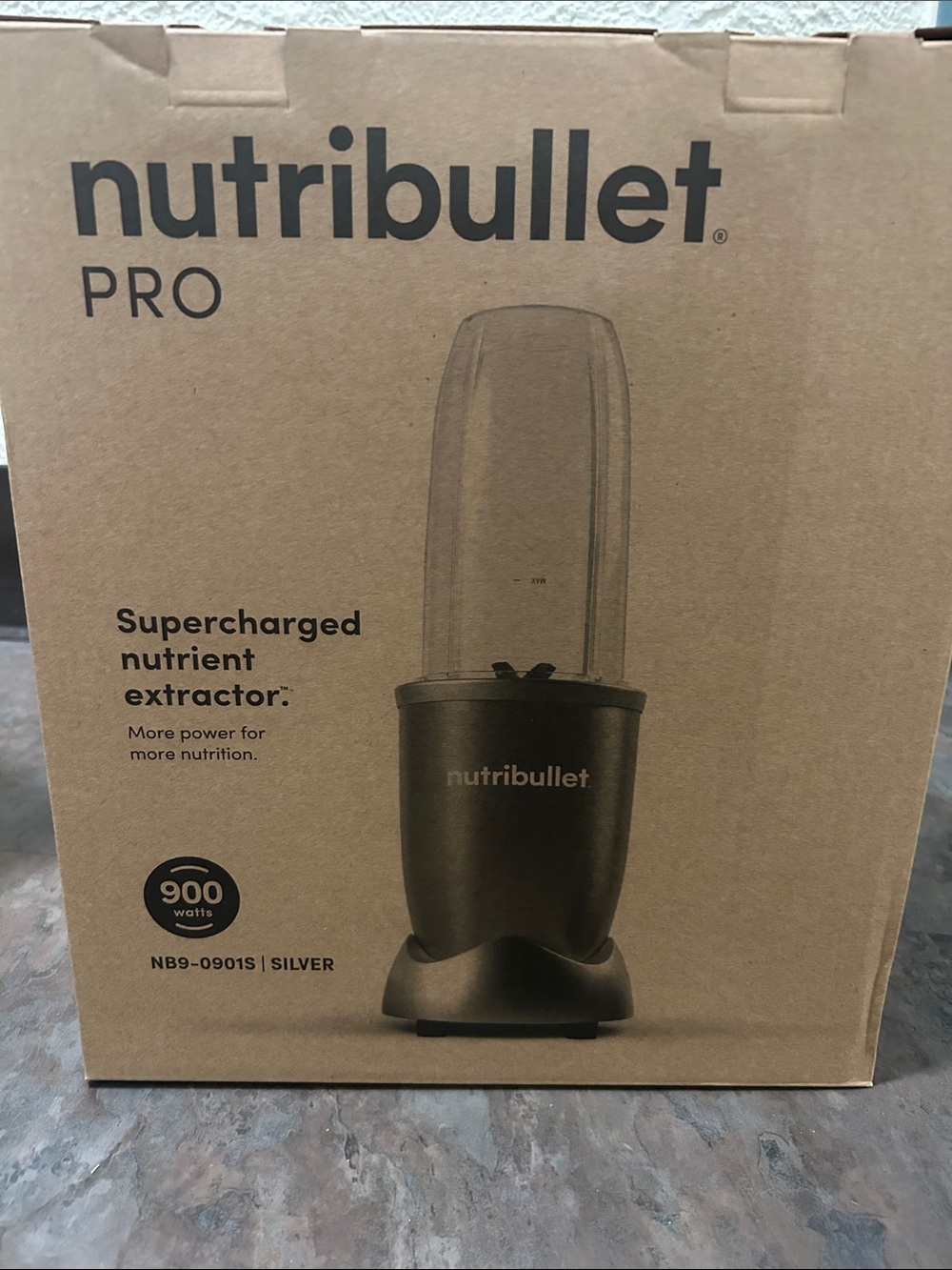 Nutribullet Pro 900W Supercharged Nutrient Extractor Blender Silver BRAND NEW